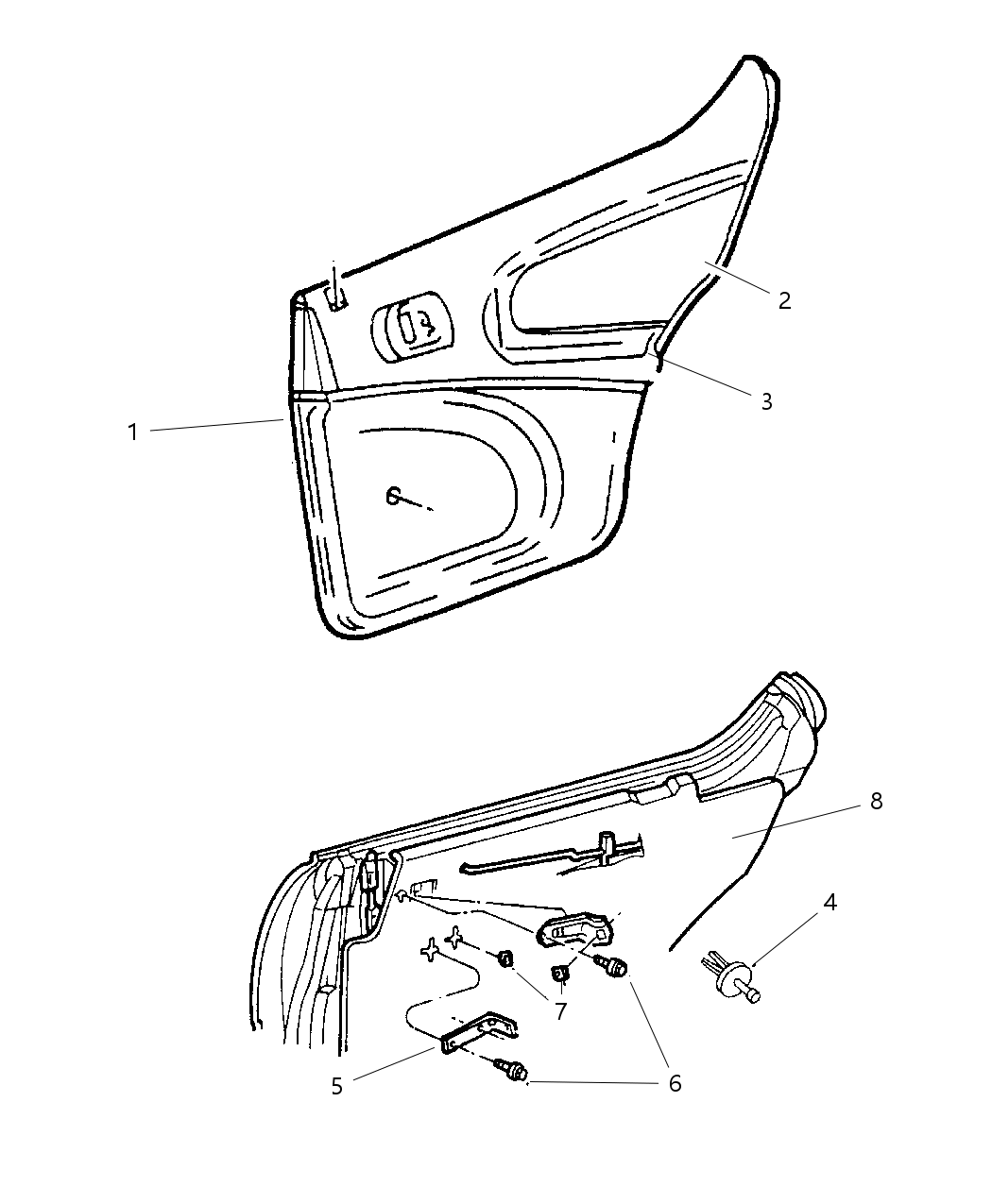 Mopar RY62RK5AA Bolster Door