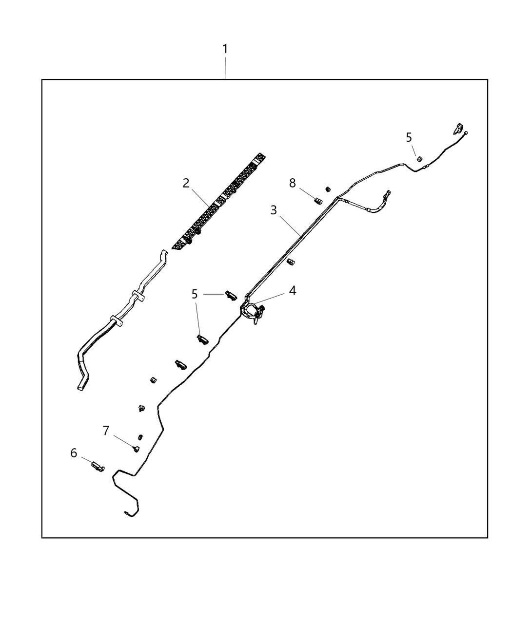 Mopar 68452782AA Tube Vapor
