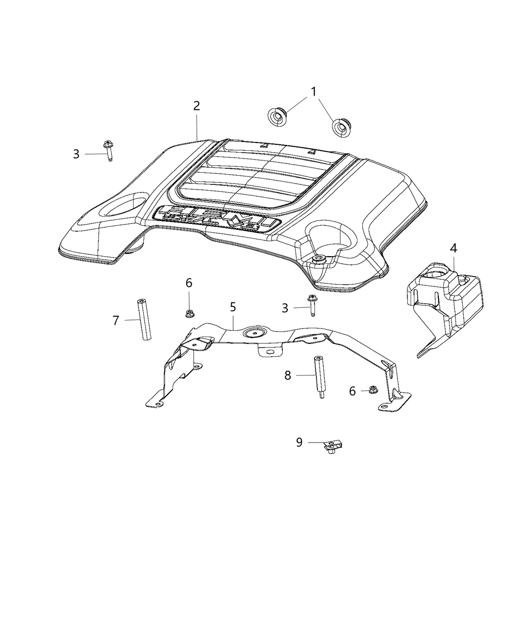 Mopar 5281553AA Cover Engine