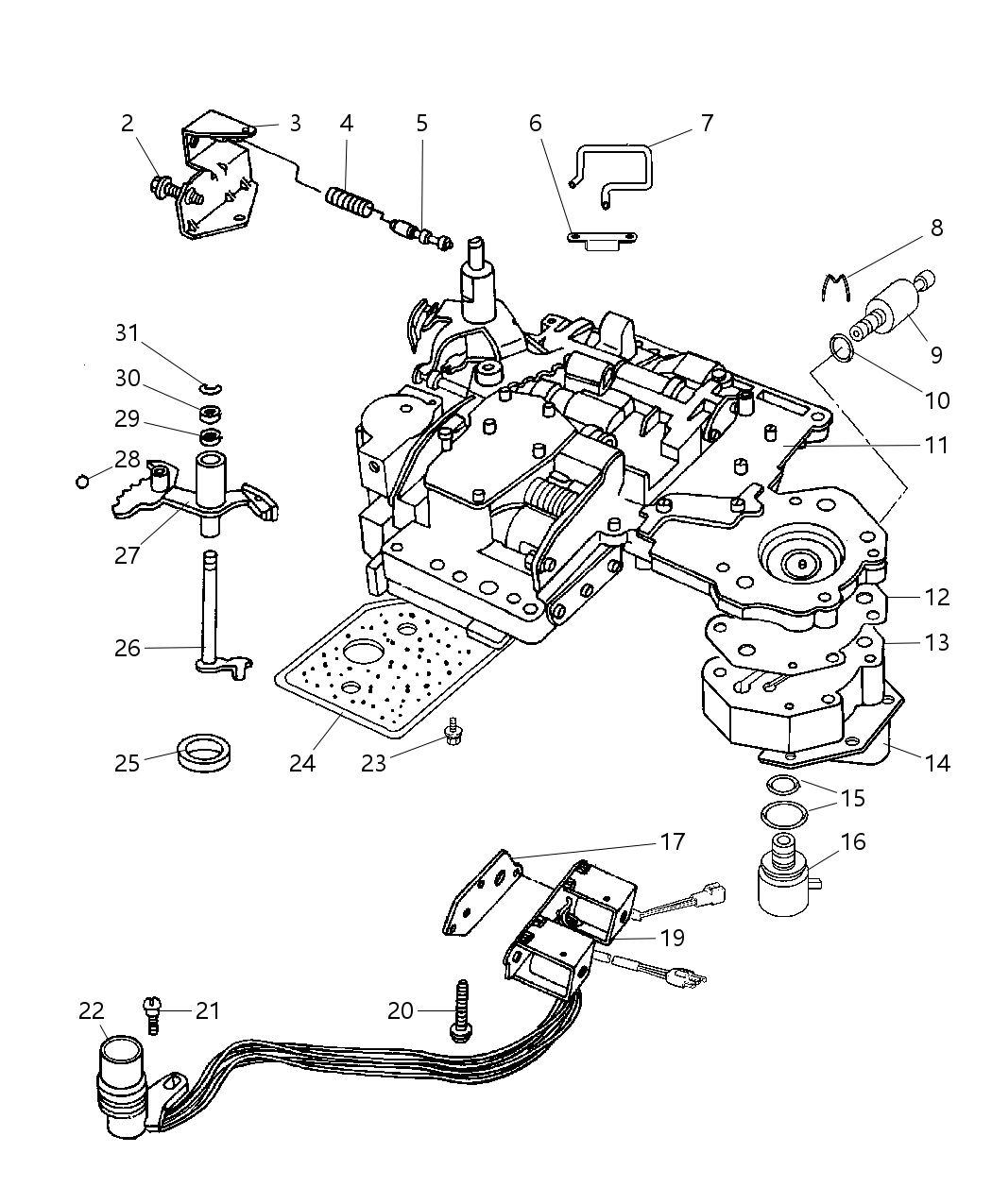 Mopar 4617196AB Plate Transmission Valve Body