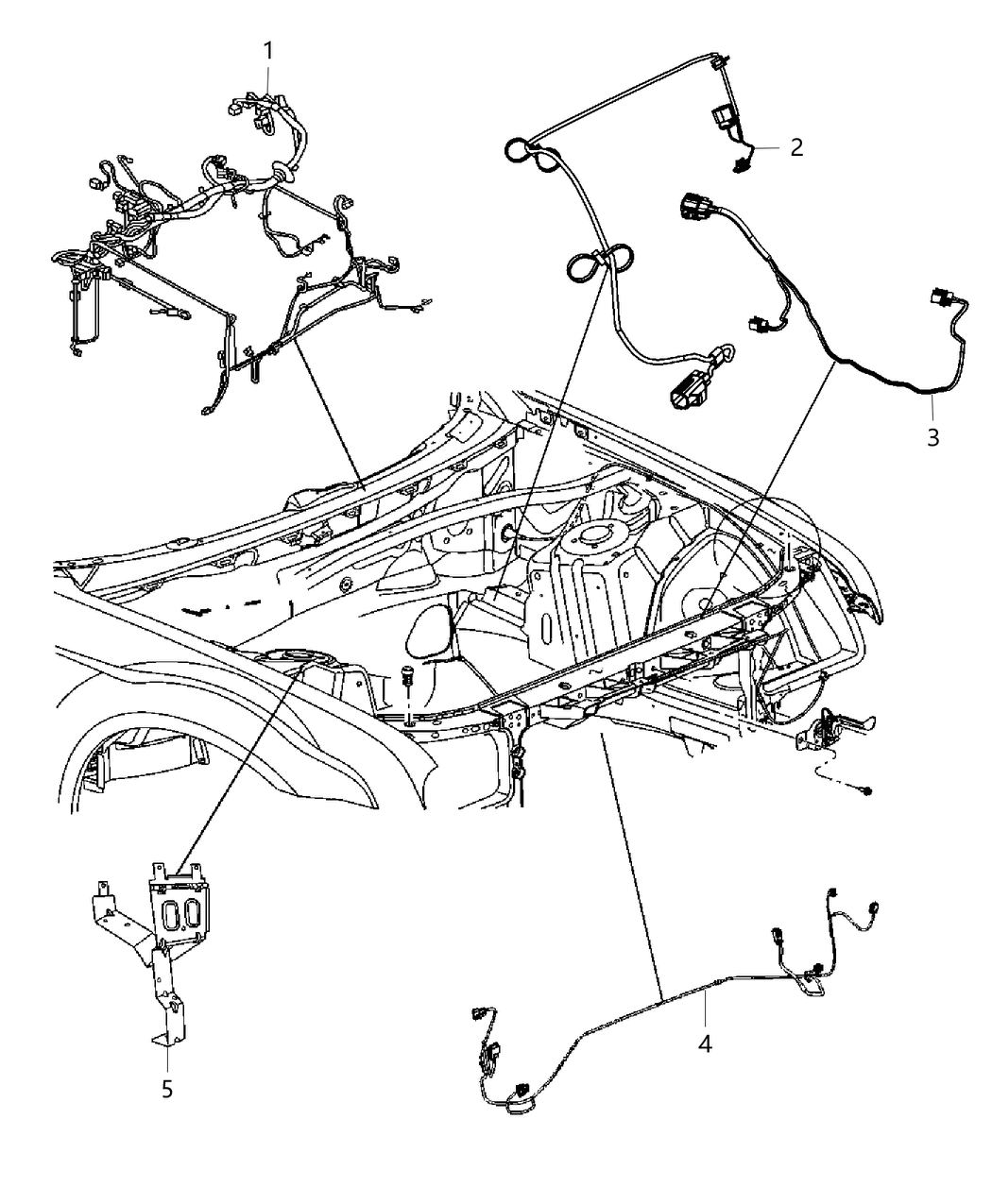 Mopar 68060622AC Wiring Headlamp To Dash
