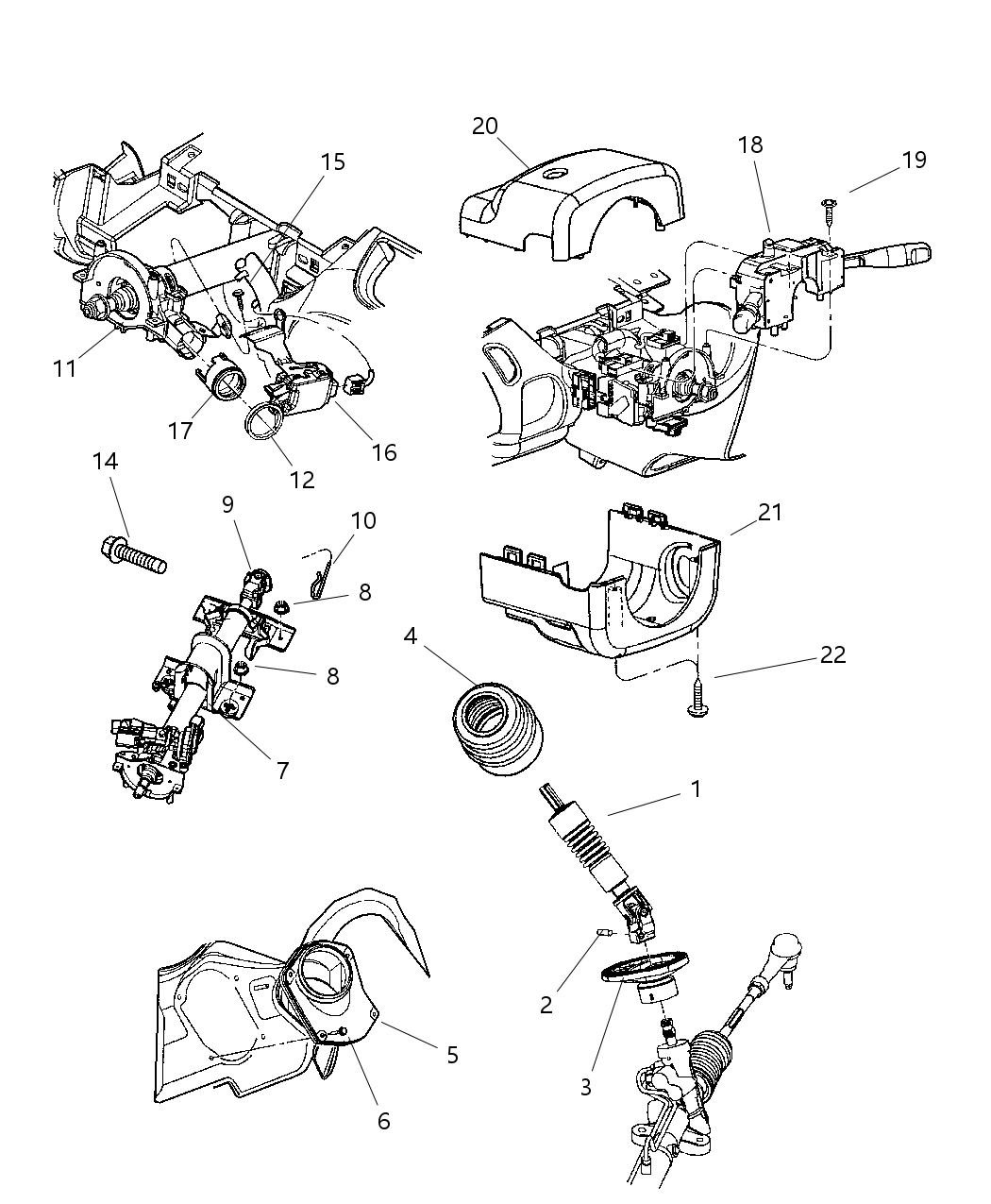 Mopar 4690685AA Housing Steering Column