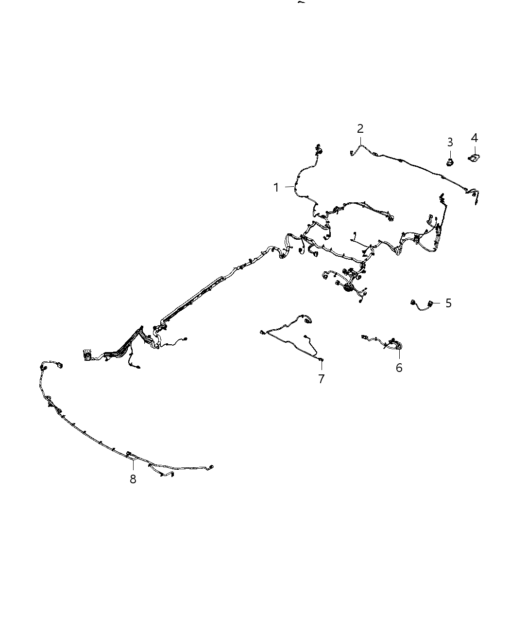 Mopar 68381497AB Wiring Jumper Suspension