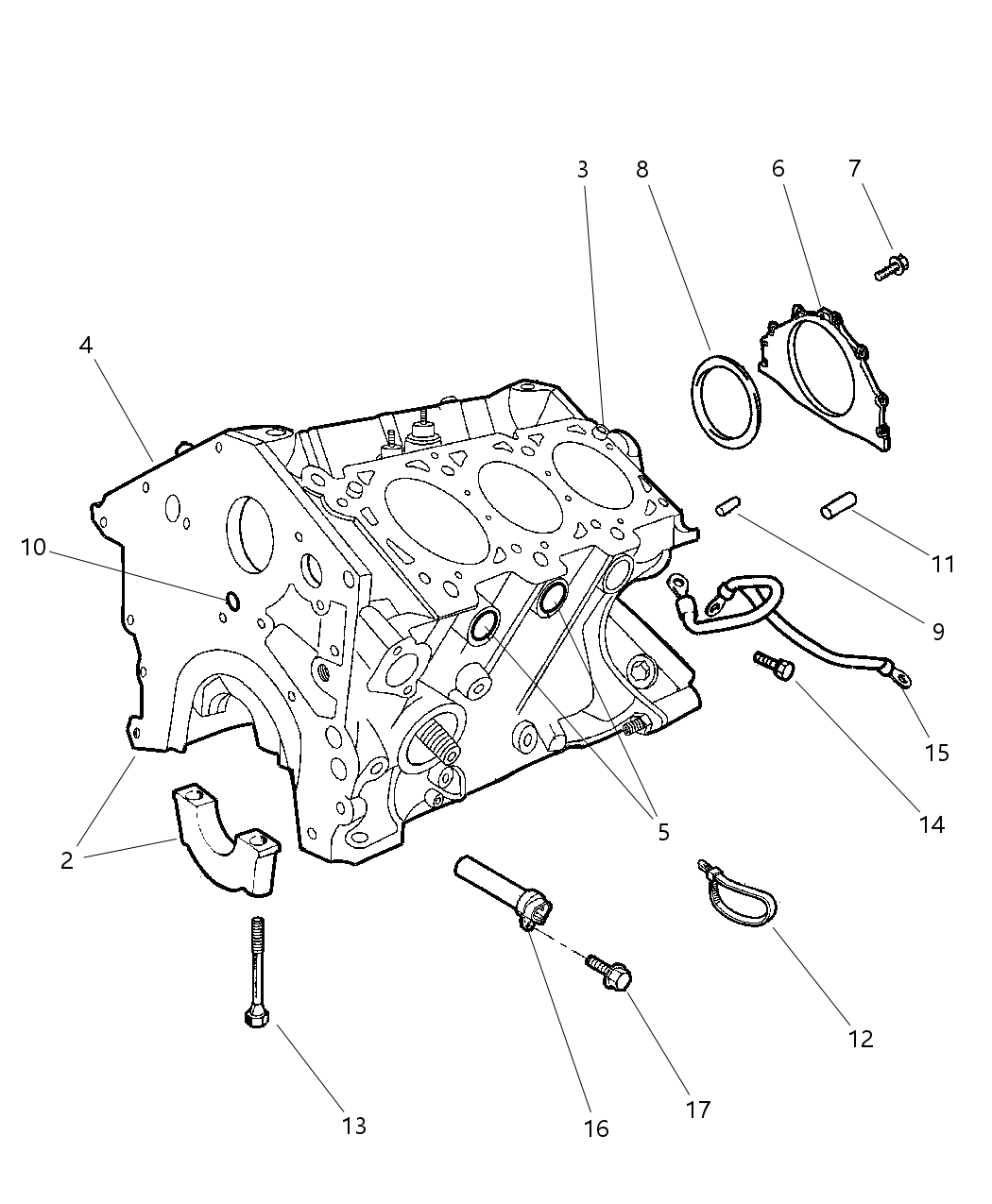Mopar 4897732AA Overhaul Gasket Set, Lower