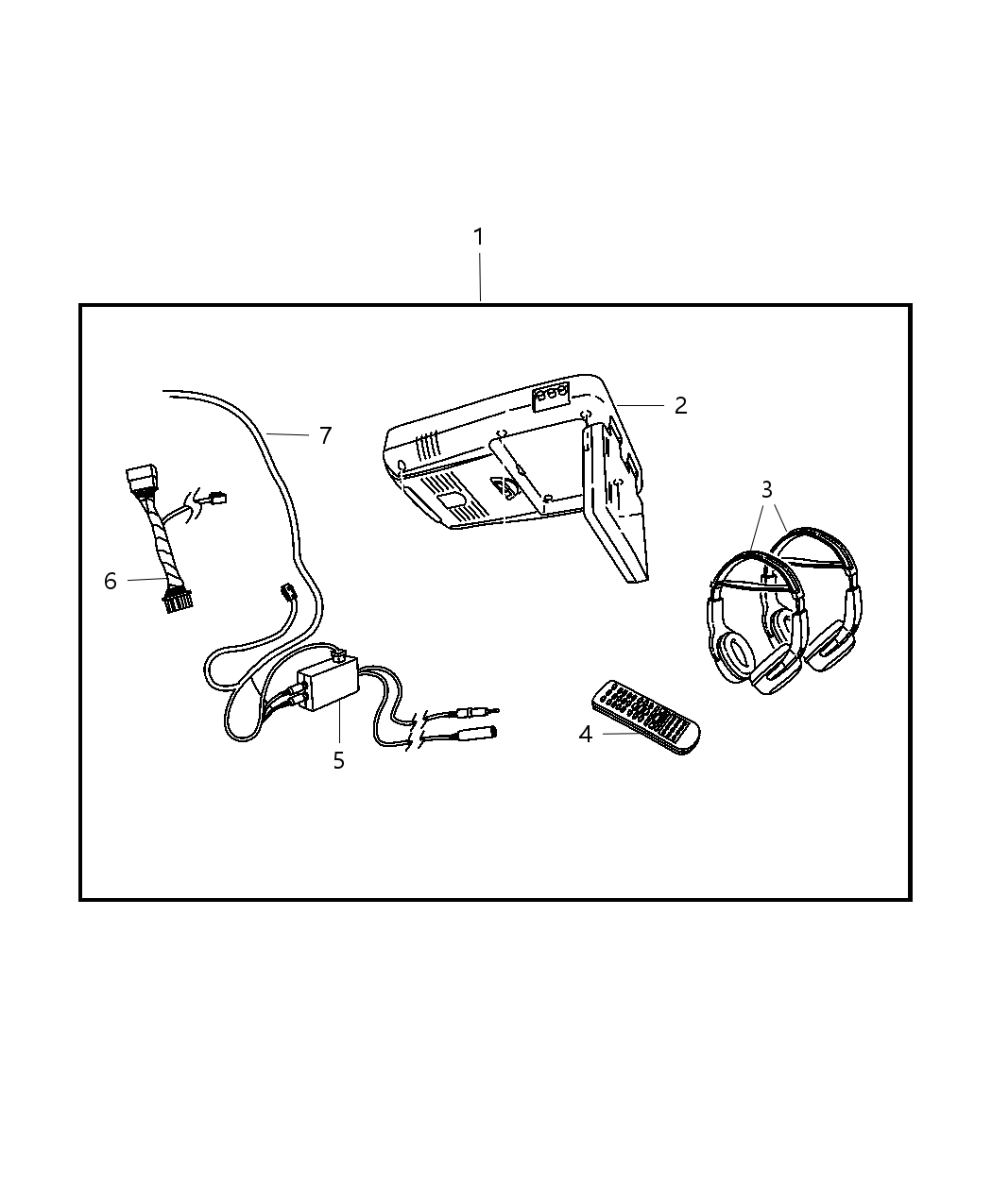 Mopar 82210052 Media System Monitor With DVD