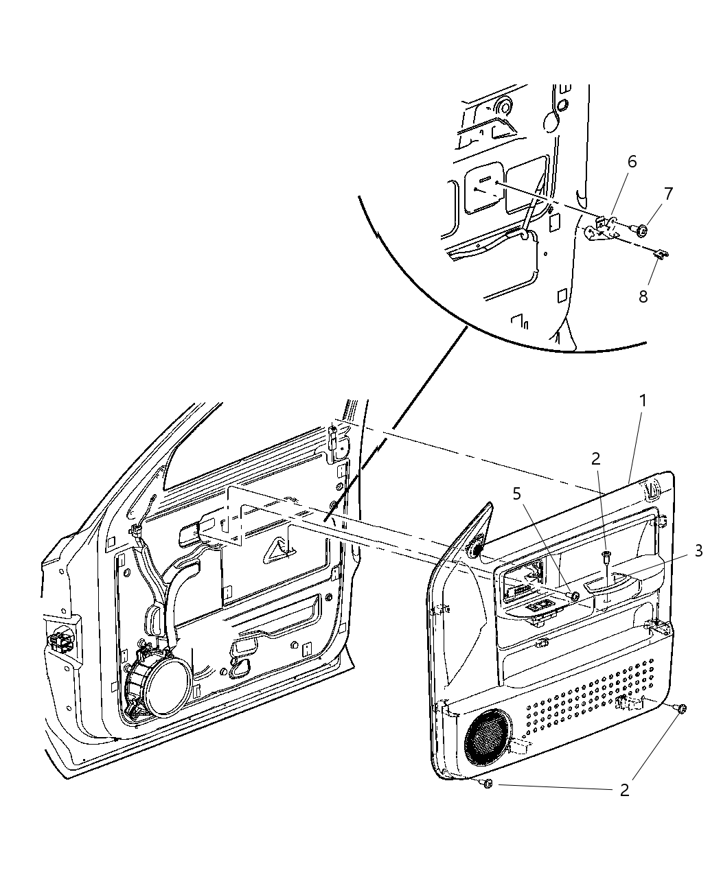 Mopar 1AA73ZJ1AA Pull Pocket Cap