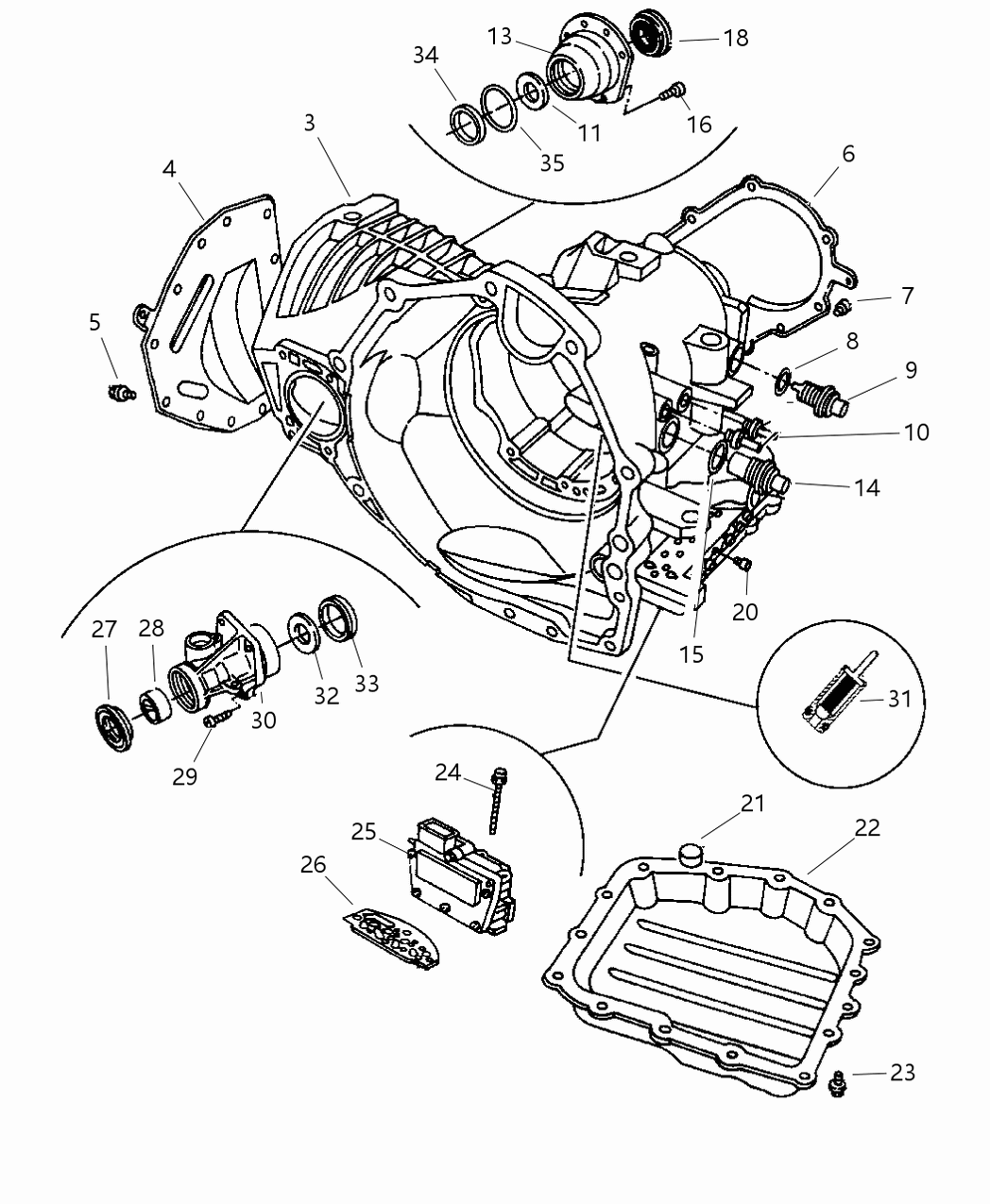 Mopar 5016131AB Seal And Gasket Package Transmission