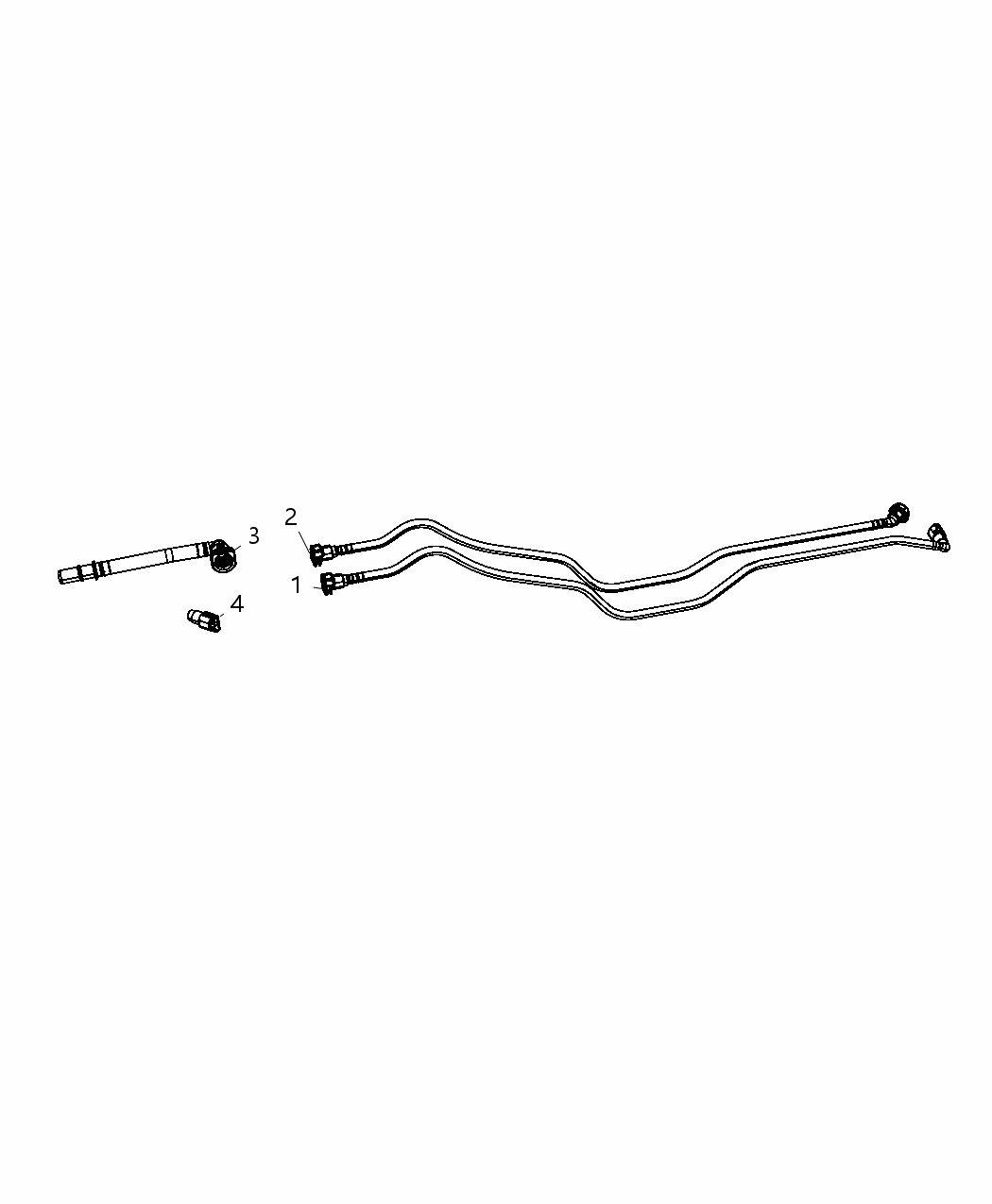 Mopar 68039475AA Tube Fuel Supply