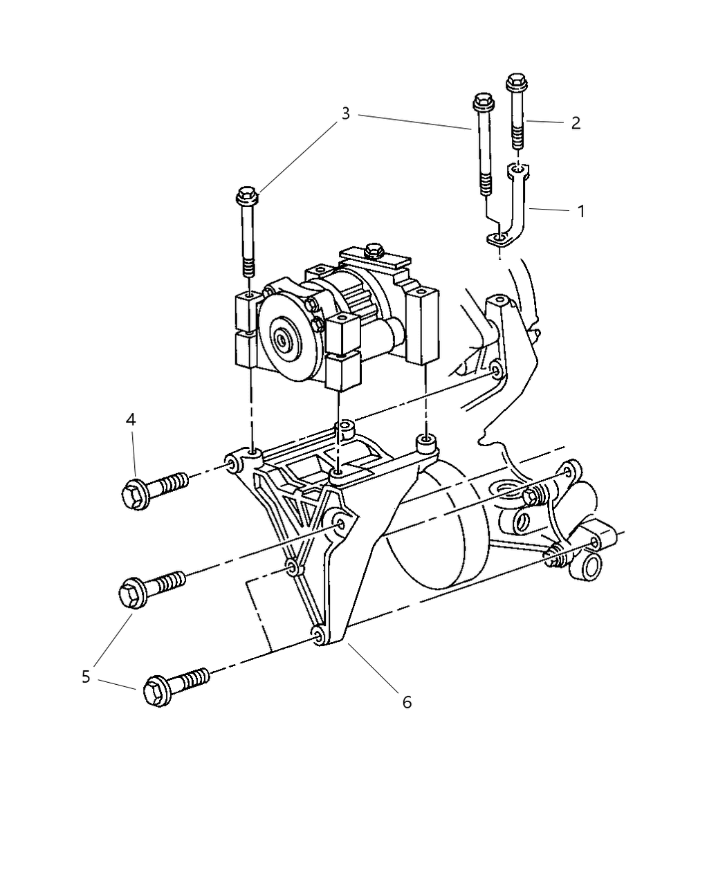 Mopar 53005619 Compressor Mount Bracket