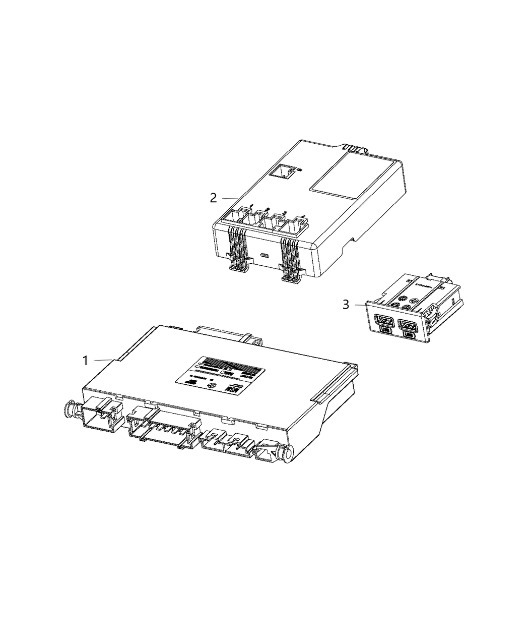 Mopar 68408858AC Module Heated Seat