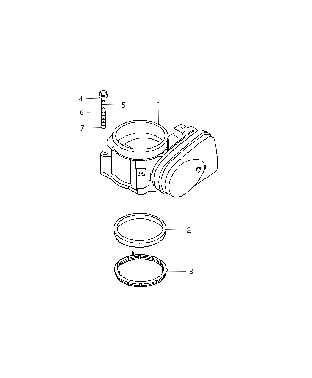 Mopar 53022297AC Bracket Throttle Body Support