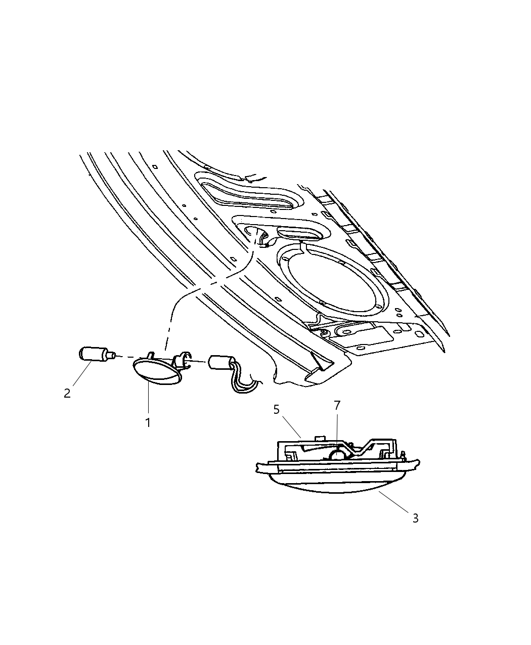 Mopar 4794150AB Wiring Dome Lamp