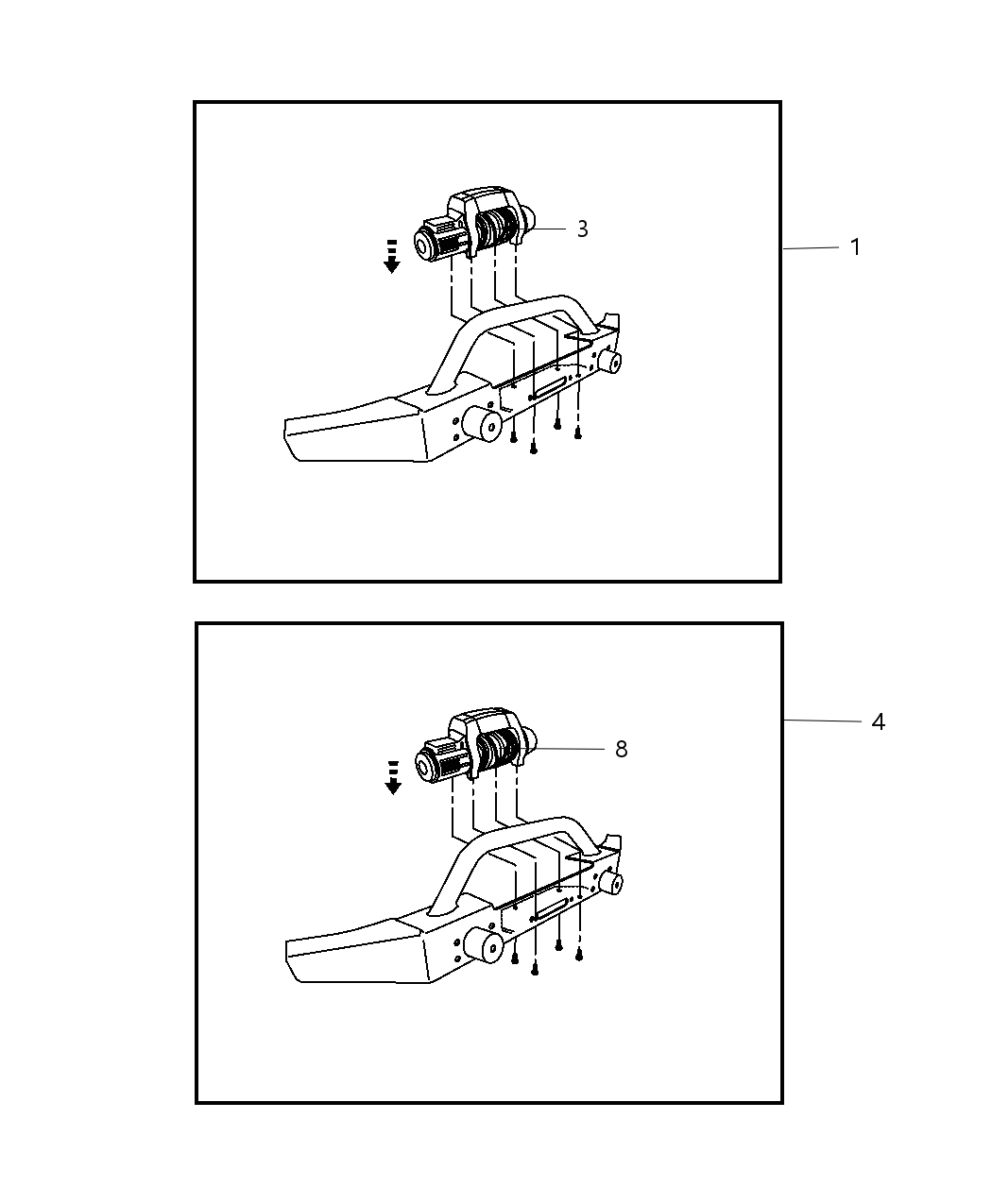 Mopar 68025362AB Remote Control Winch