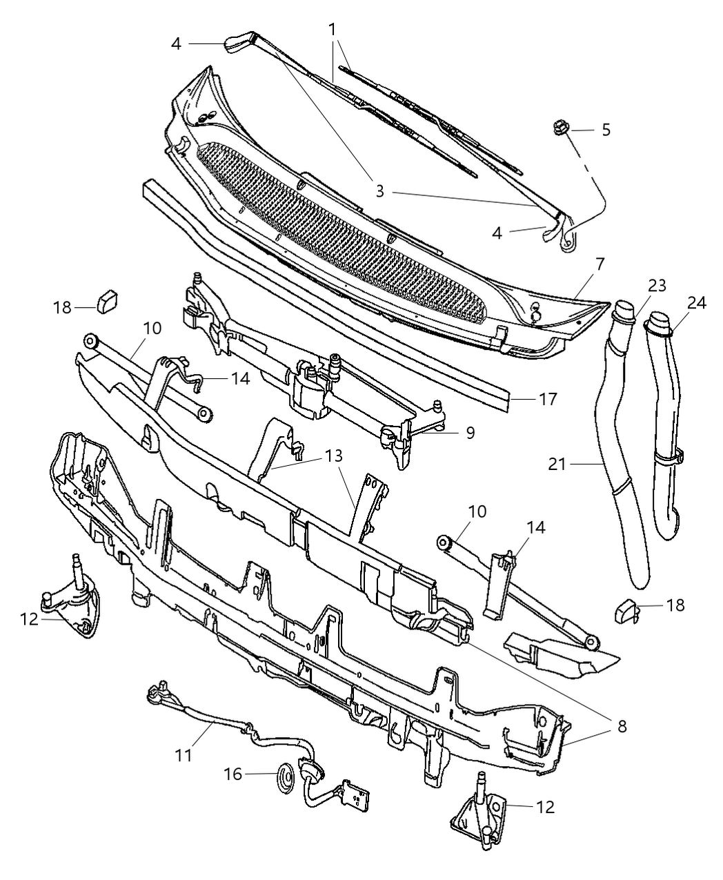 Mopar 6505897AA Nut Plastic Snap - In