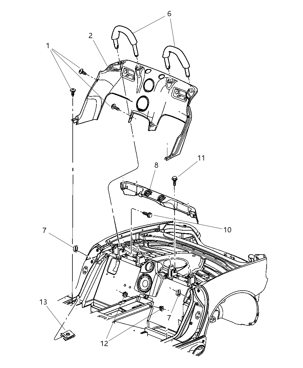 Mopar 5096017AA Trim Panel
