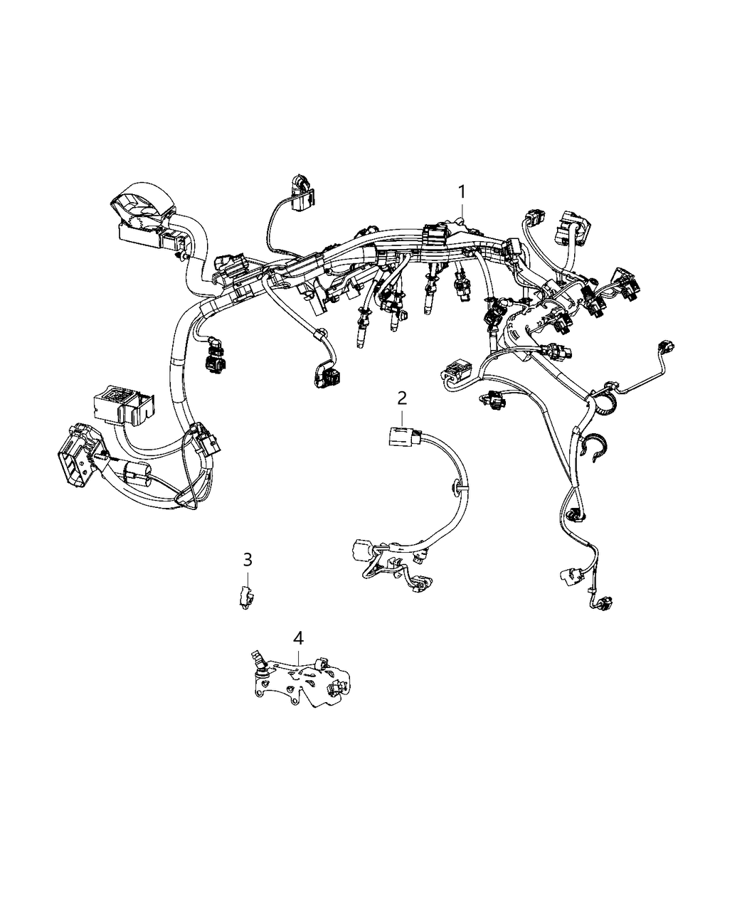 Mopar 68504230AA Wiring Engine