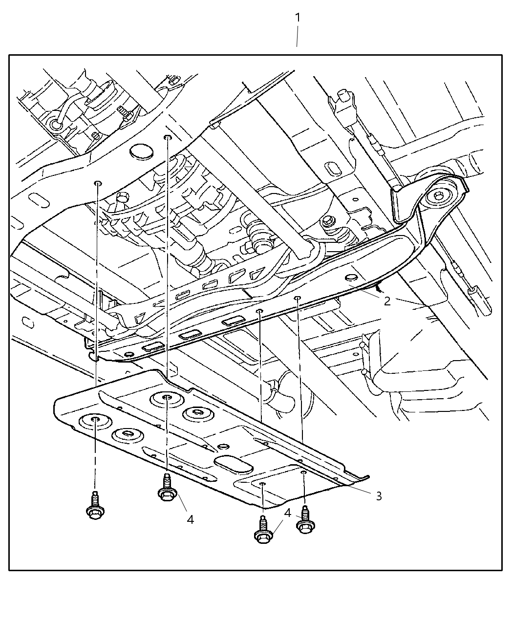 Mopar 82207963 Plate Package Skid - Transfer Case