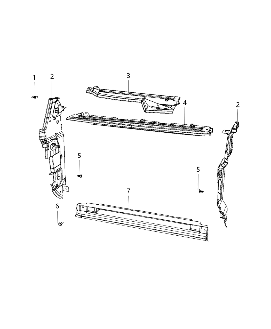 Mopar 68244431AB Shield Side Radiator Cooling