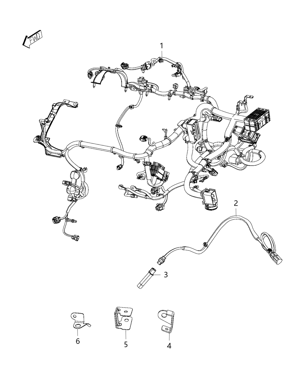 Mopar 68323297AF Wiring Engine