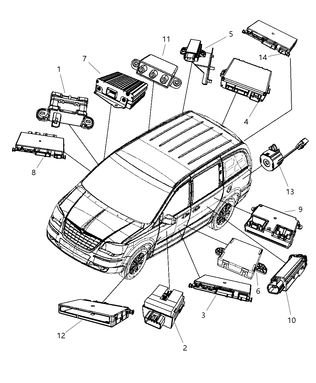 Mopar 5082068AD Module Liftgate