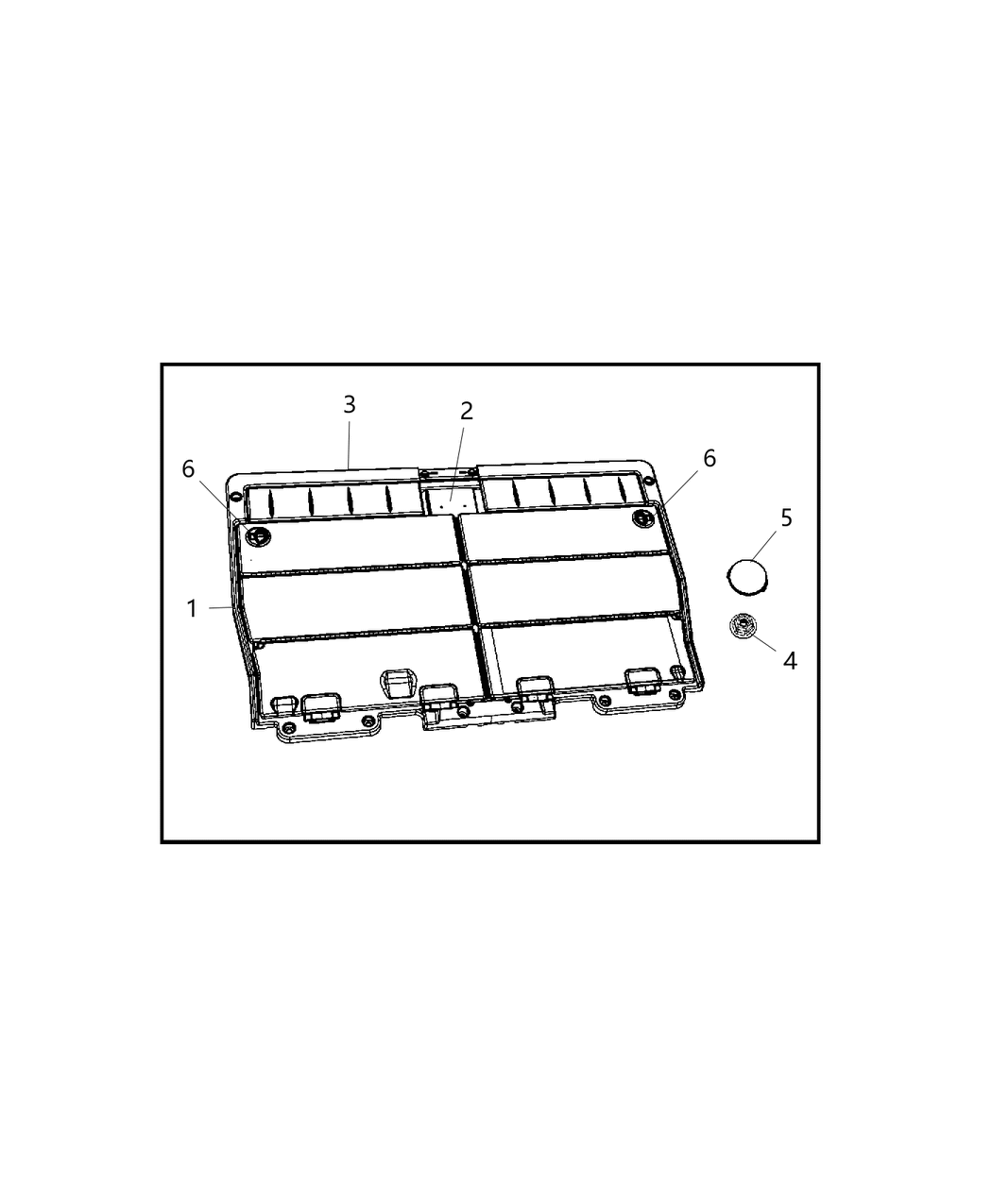 Mopar 1MF37DX9AB Door Assembly Load Floor