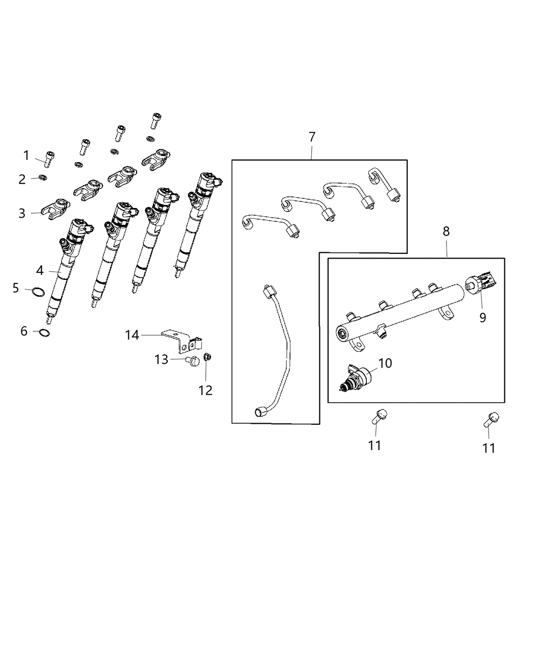 Mopar 68132570AA Bolt Hexagon Flange Head M8