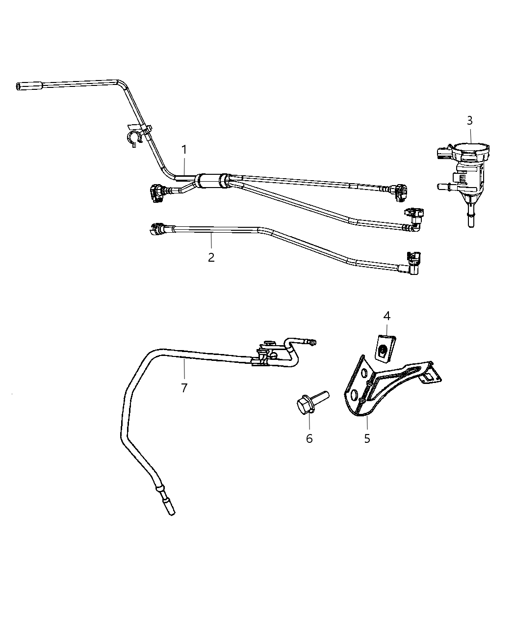 Mopar 55398637AD Harness Vapor Purge