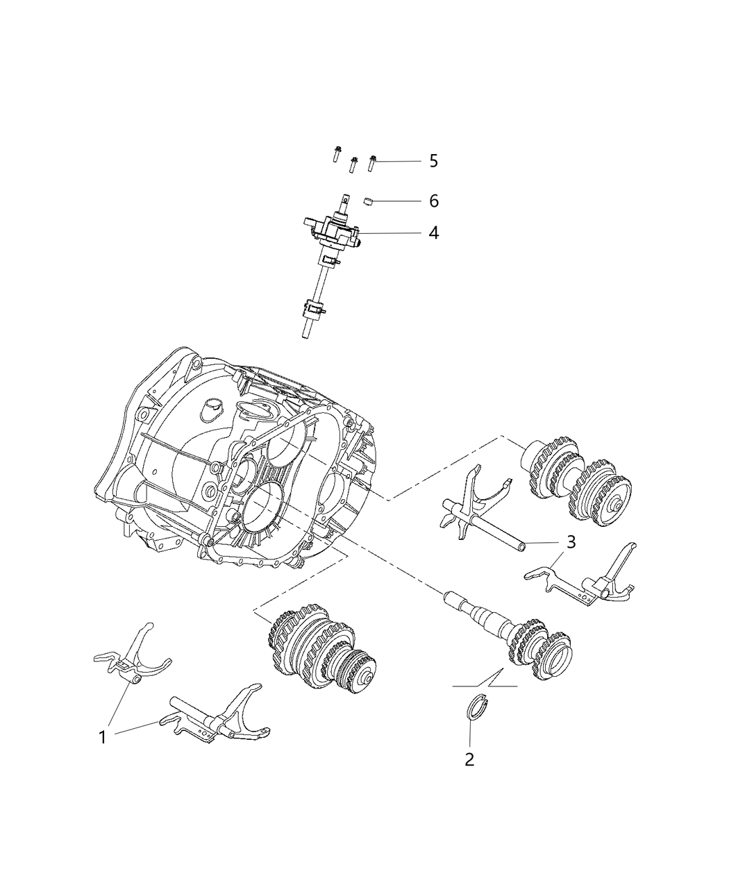Mopar 68132768AA Shaft Selector