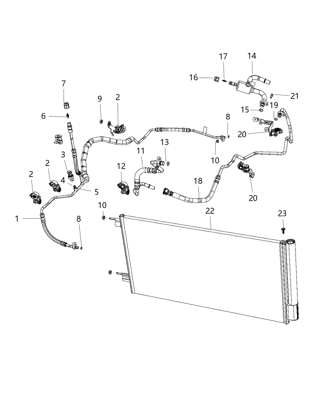 Mopar 68302442AC Line A/C Liquid