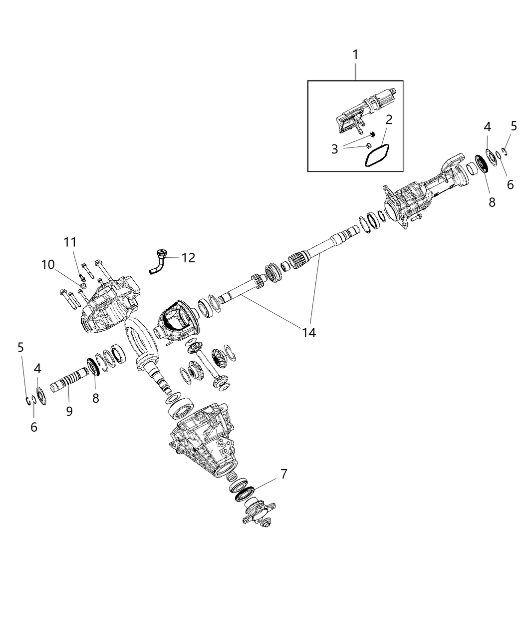 Mopar 68196766AA Damper Axle