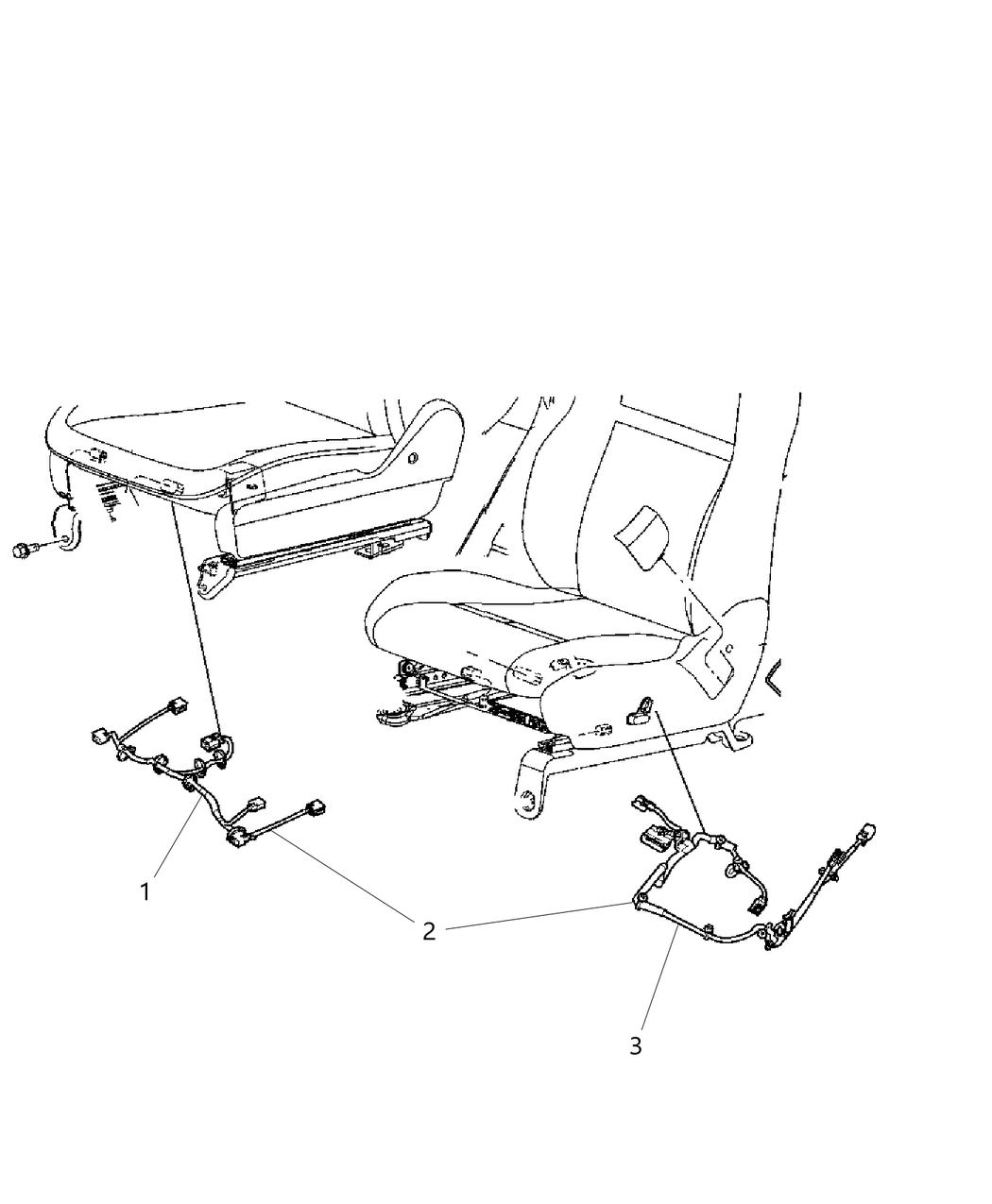 Mopar 68302428AA Wiring Heated Seat