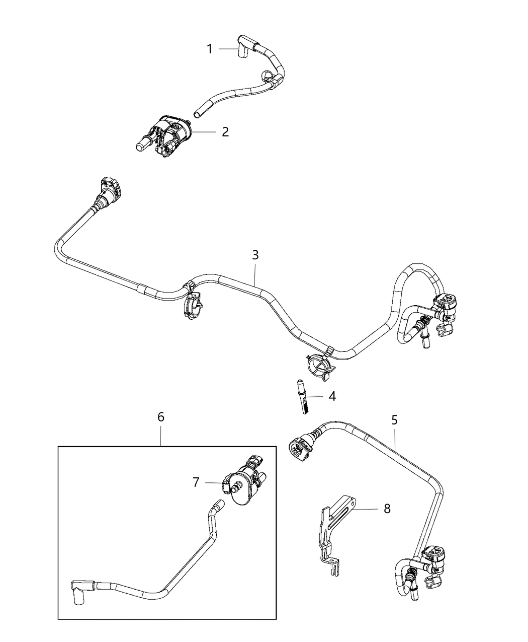 Mopar 68301710AA Hose Purge