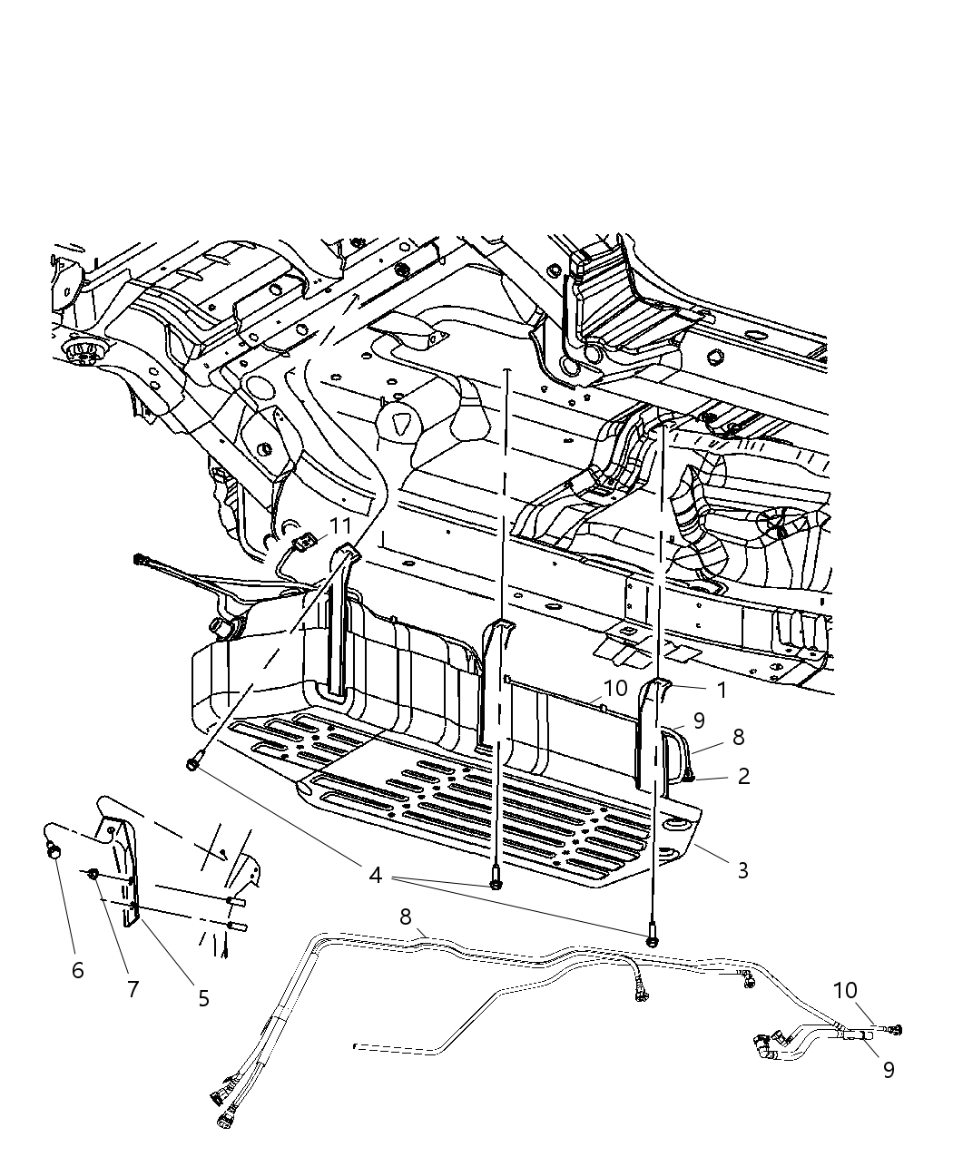 Mopar 5143792AA Tube Fuel Supply