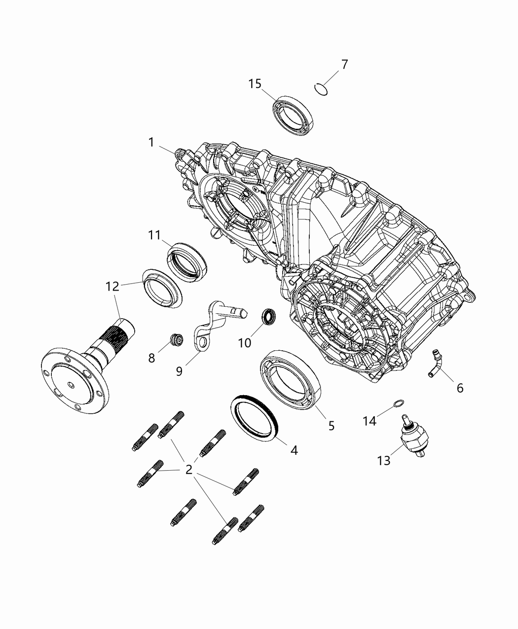 Mopar 68207376AB Case Half Front