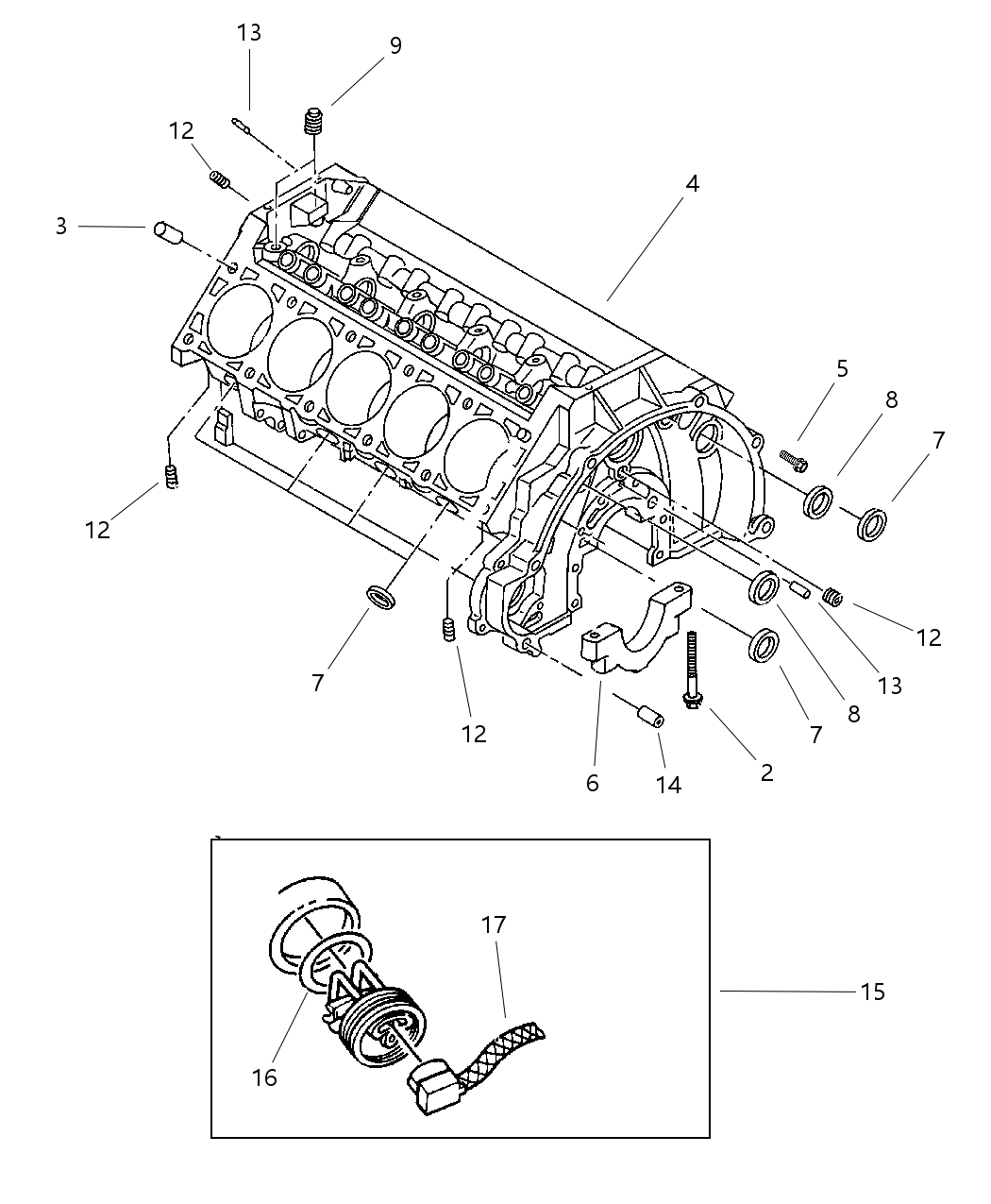 Mopar 444650 Plug, Cylinder Head Core Hole Cup (1.25")