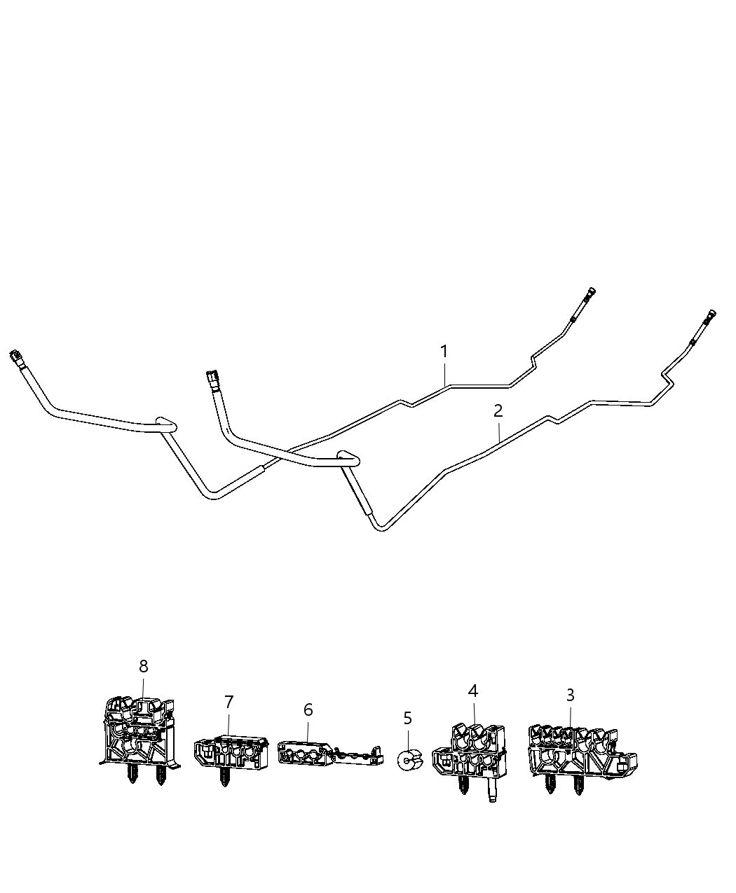 Mopar 52122468AC Tube Fuel Supply