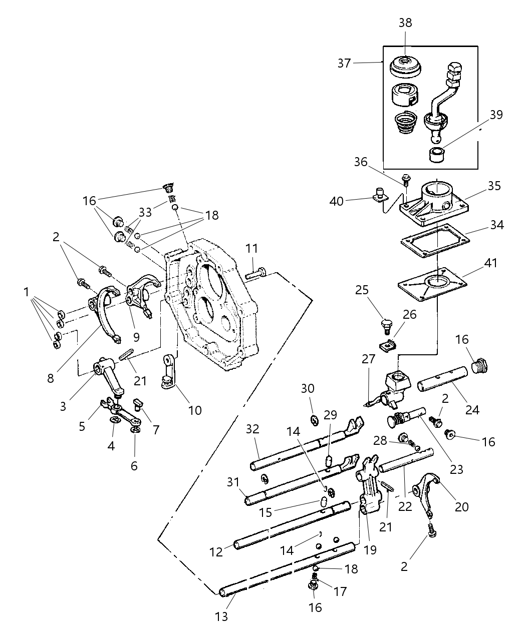 Mopar 4746659 Shaft Gear Shift Fork Number 3