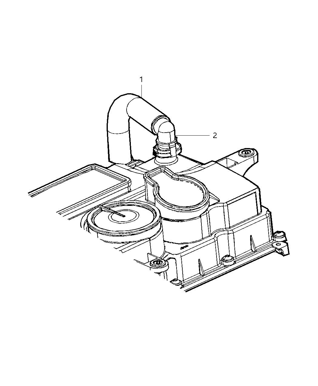 Mopar 5162034AA Fitting Crankcase Vent Tube