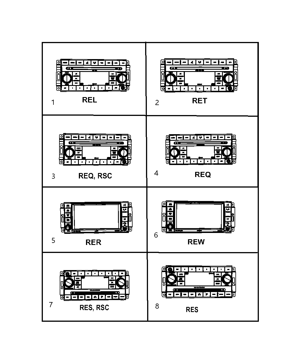 Mopar 5064055AH Radio AM/FM 6 Disc DVD & Mp3