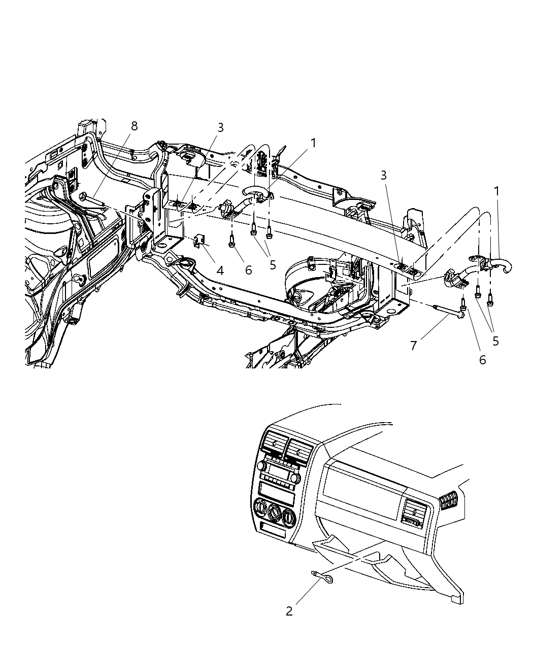 Mopar 68292588AA Hook Tow