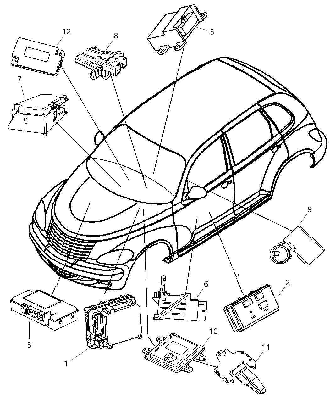 Mopar 4692041AE Module Gateway