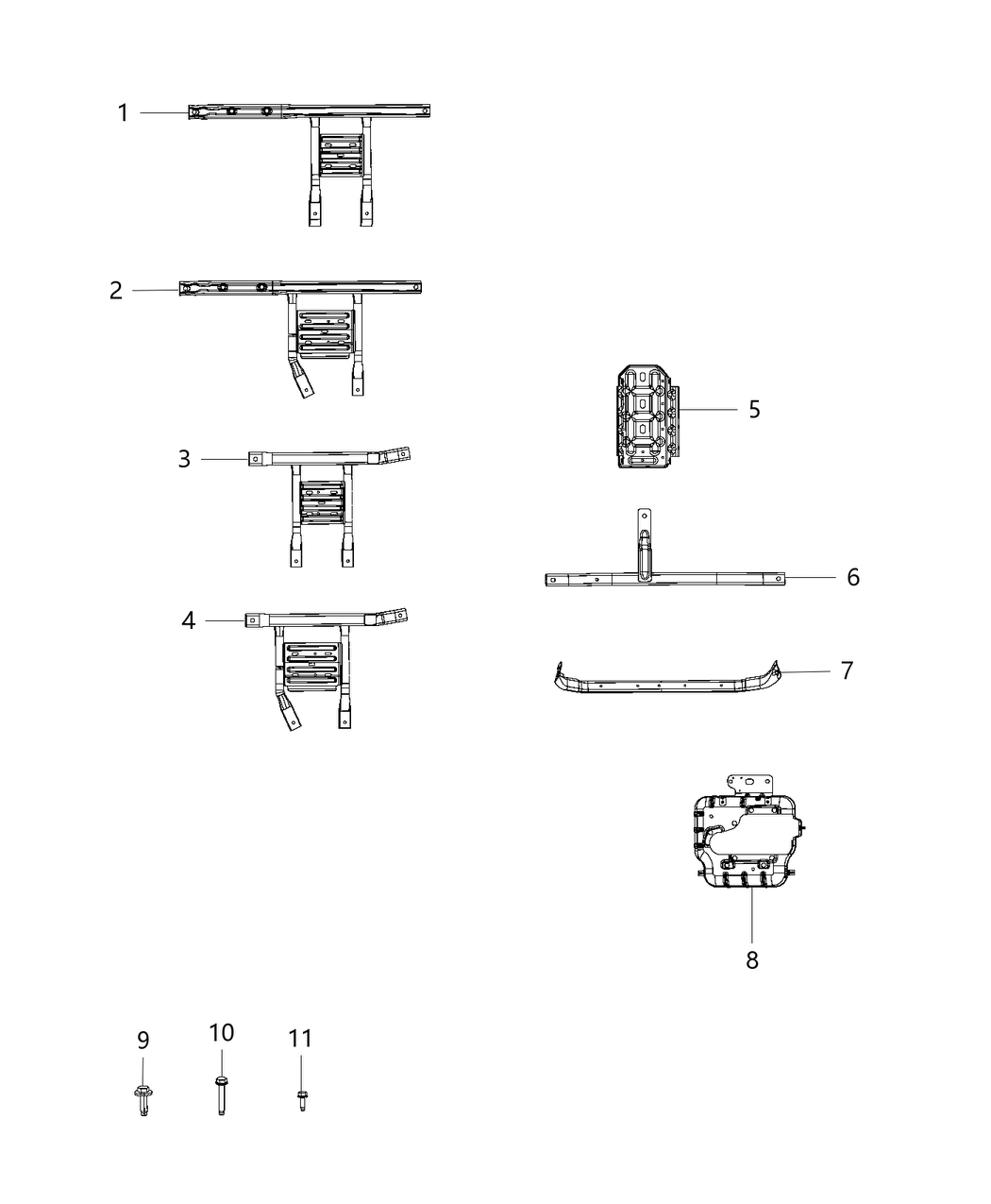 Mopar 68306215AC Skid Plate Transfer Case