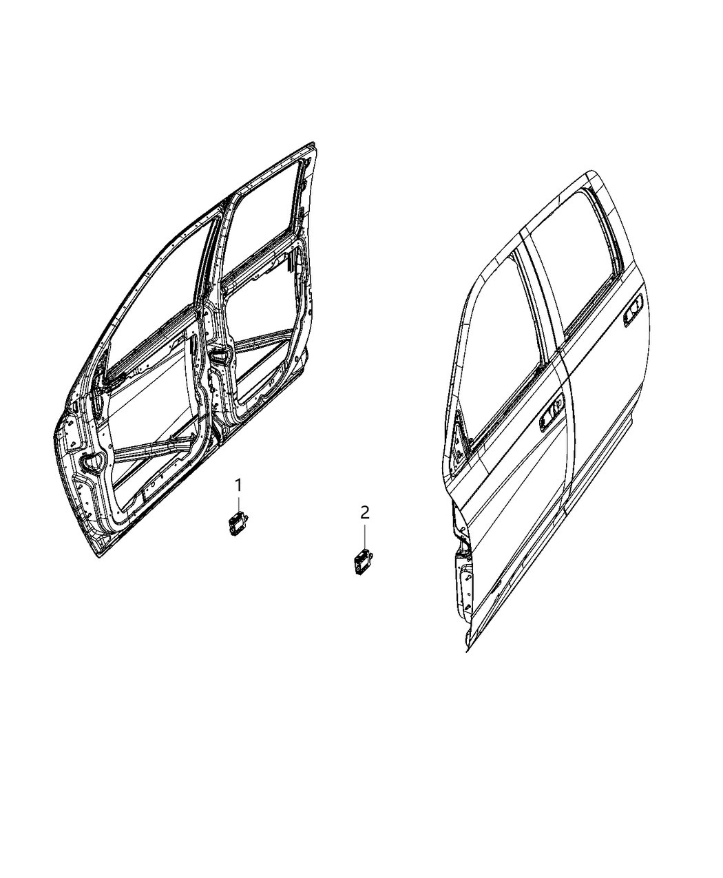 Mopar 68374088AF Module Door Right