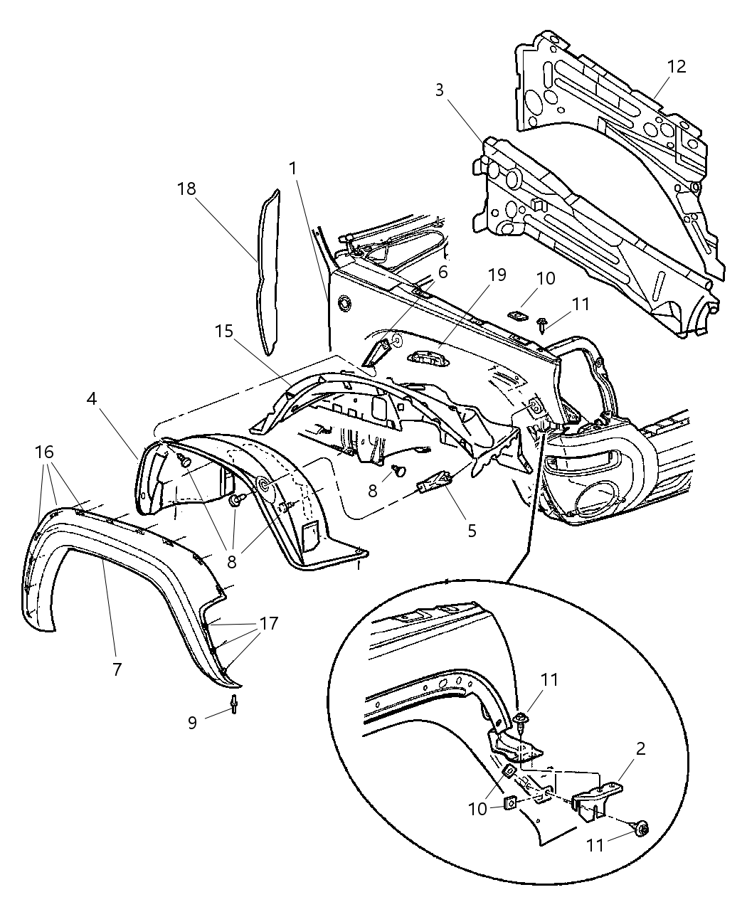 Mopar 6506580AA Stud Weld M6X1X16
