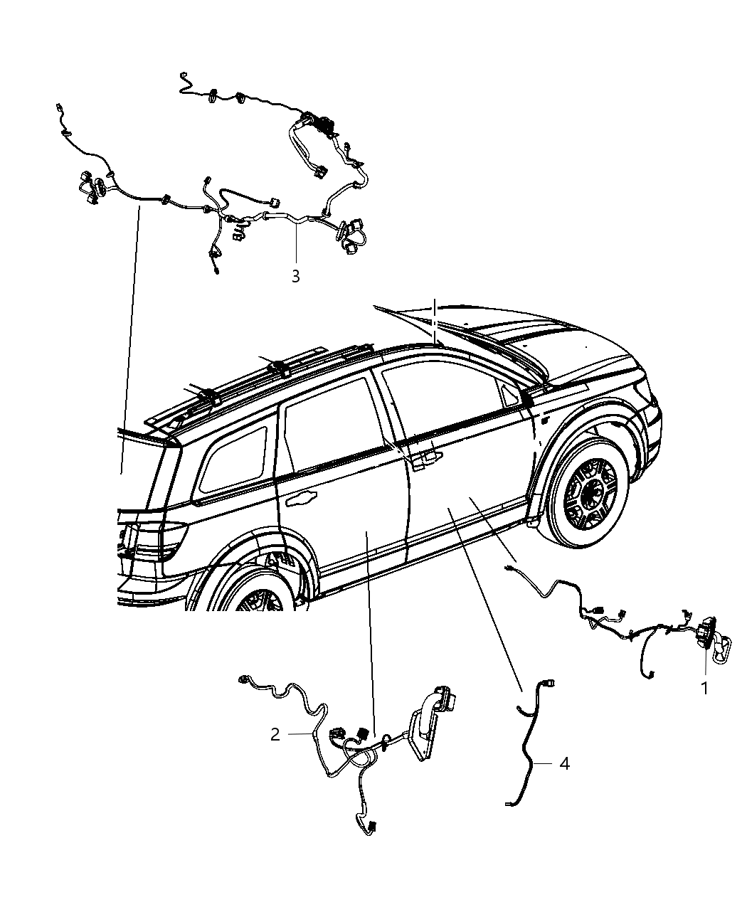 Mopar 68096863AB Wiring Liftgate