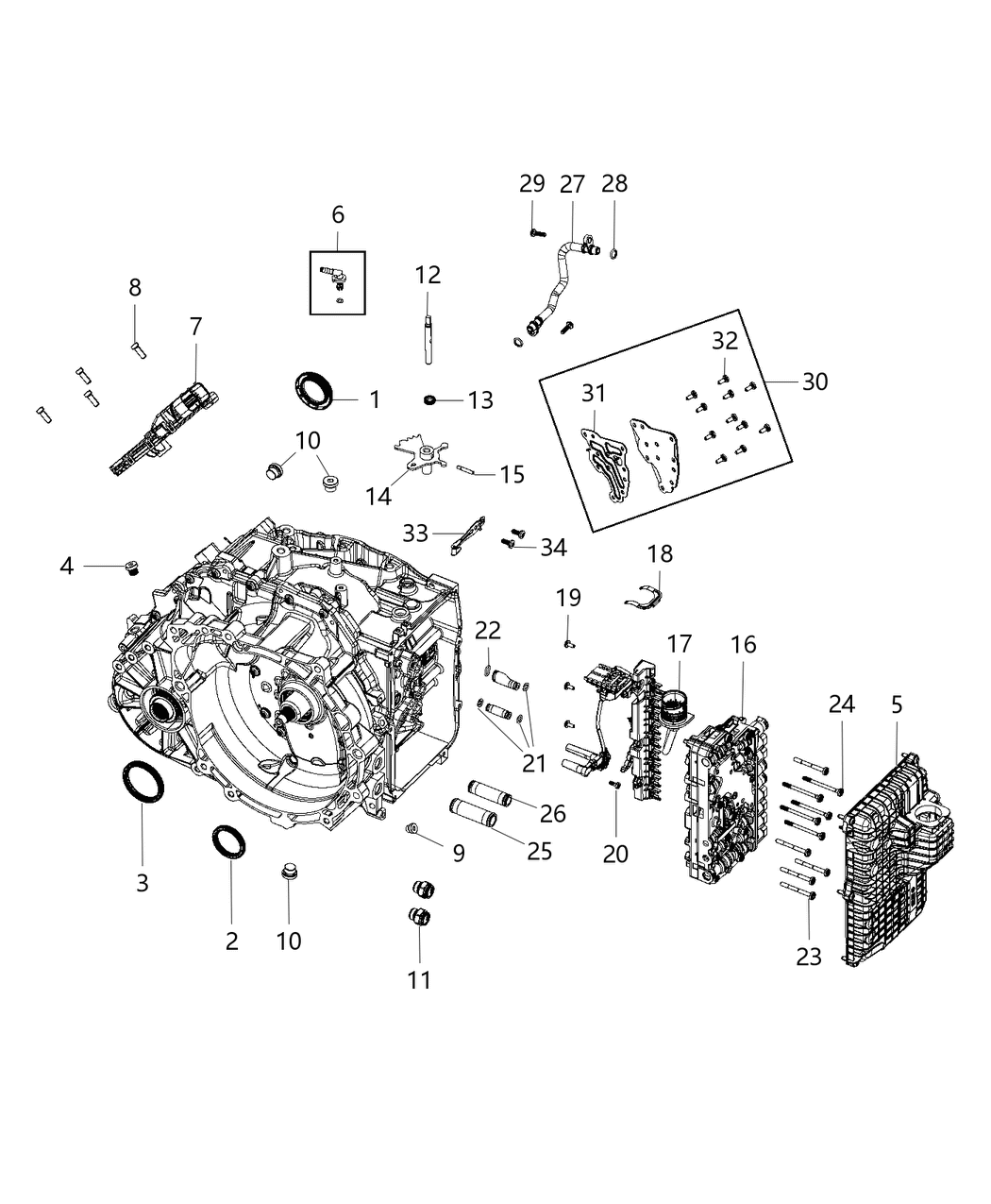 Mopar 68467810AA Transmission Controller