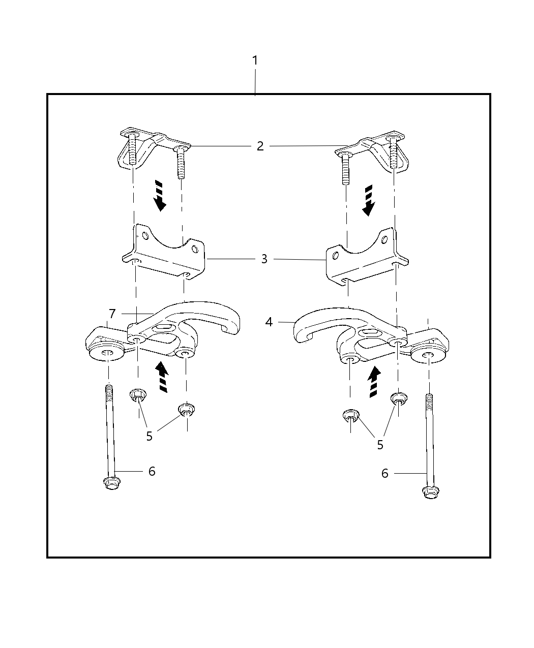 Mopar 82209129 Hook Kit Tow - Front
