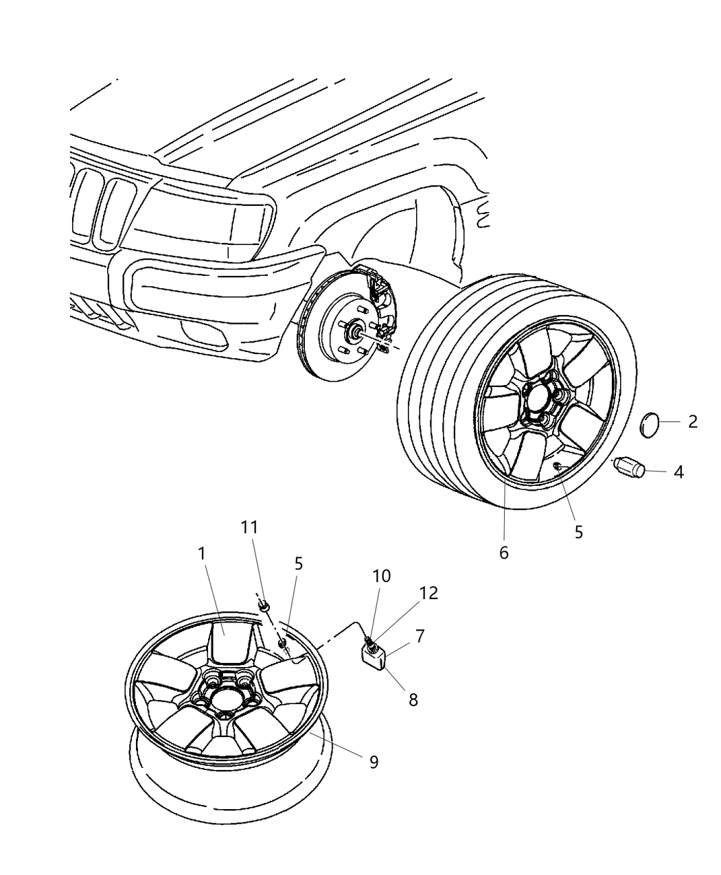 Mopar 52088446 Wheel, Steel