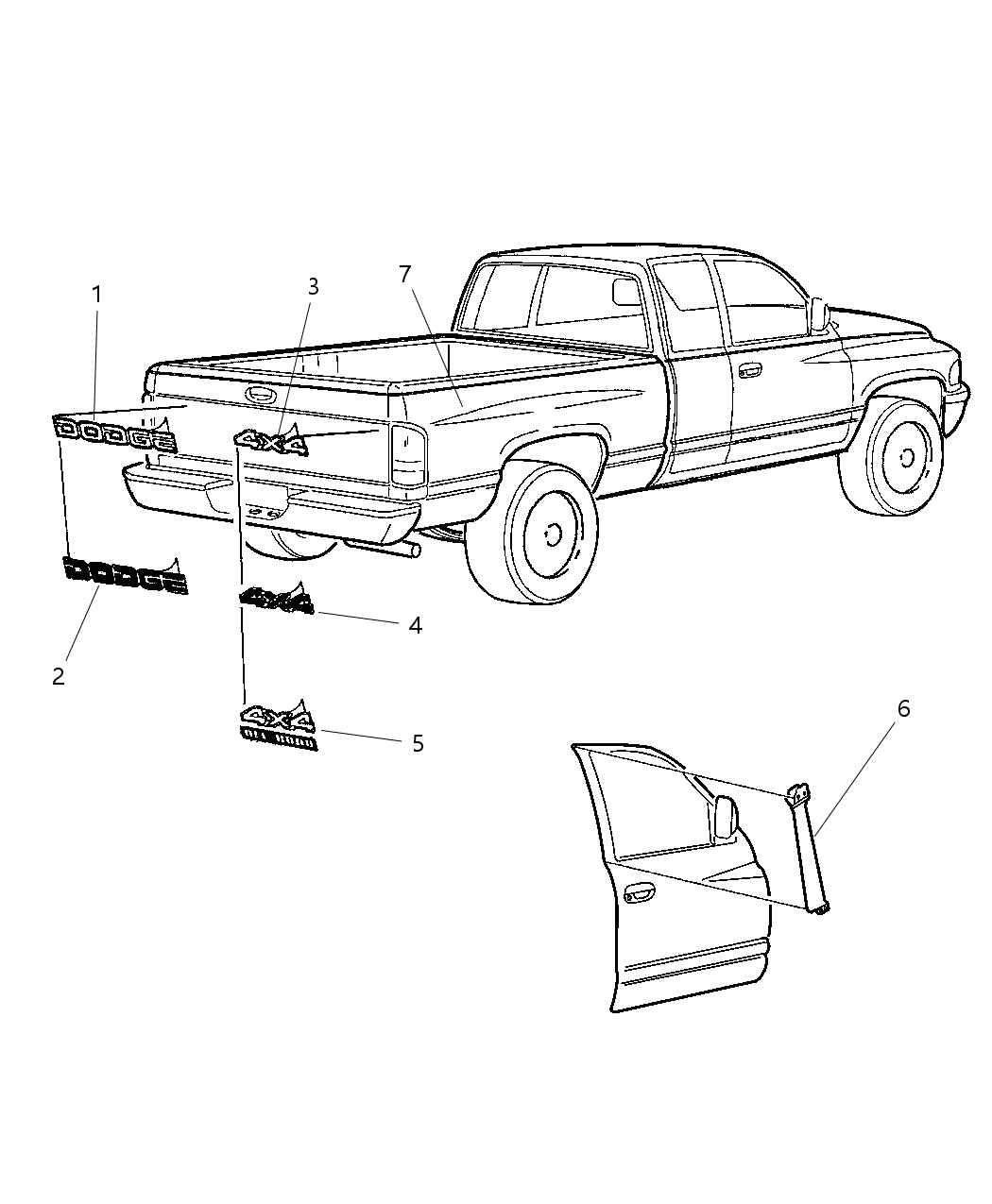 Mopar 5HU29CA1AA Decal None Off - Road
