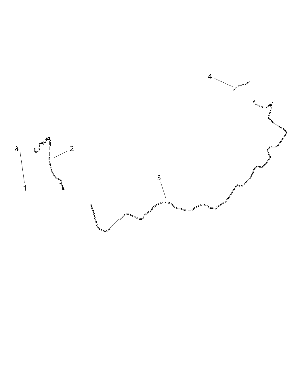 Mopar 5116018AB Hose Rear Wiper